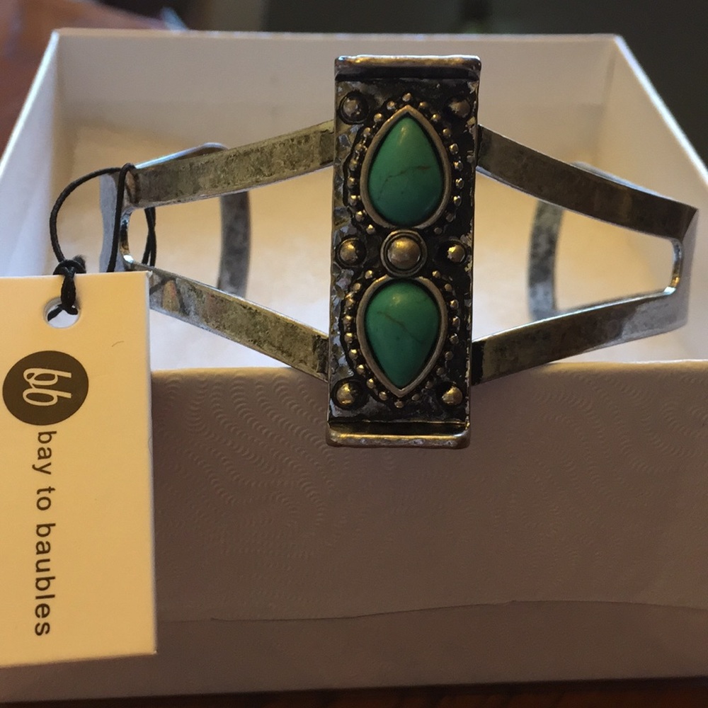 Turquoise cuff bracelet